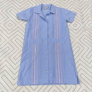 Six Honeybees Guayabera Shirt Dress